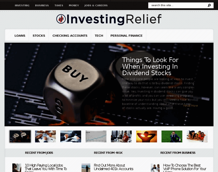 Investingrelief.com thumbnail