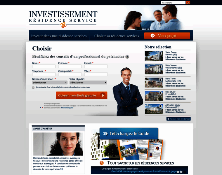 Investissement-residence-service.fr thumbnail