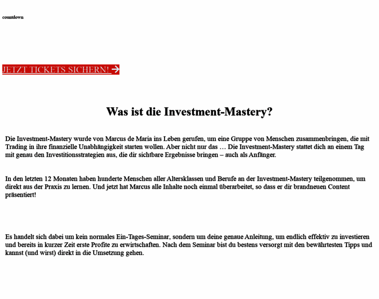 Investment-mastery.de thumbnail
