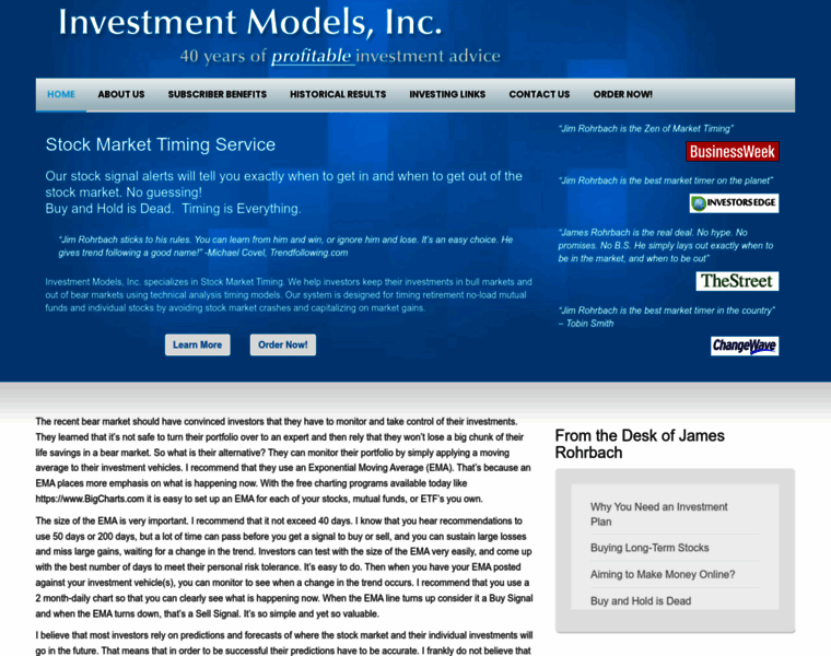 Investment-models.com thumbnail