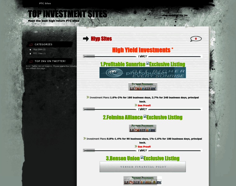 Investmentsites.wordpress.com thumbnail
