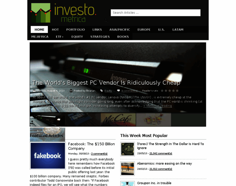 Investometrica.com thumbnail