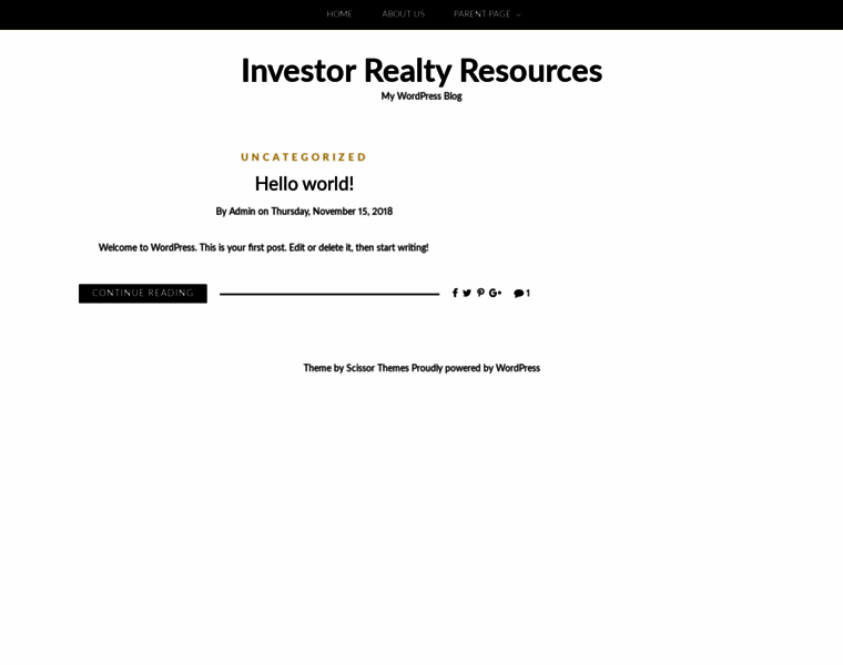 Investorrealtyresources.com thumbnail