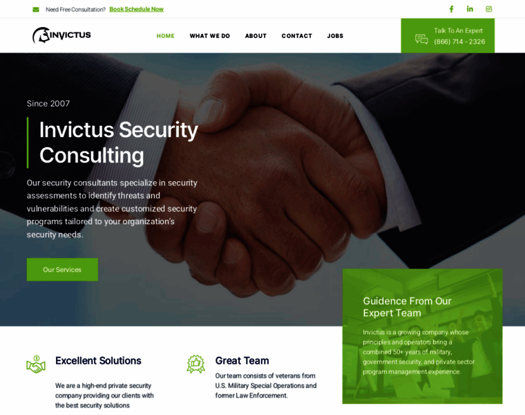 Invictussecurity.com thumbnail