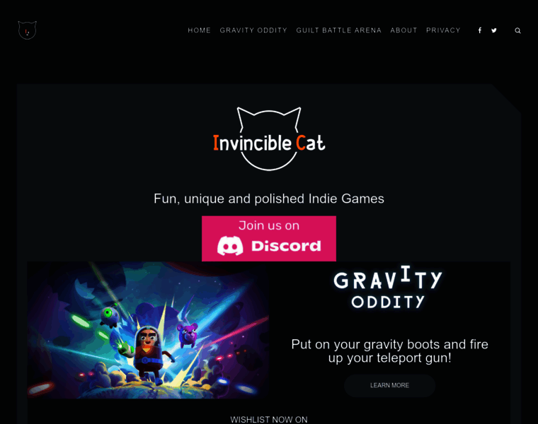 Invinciblecat.com thumbnail