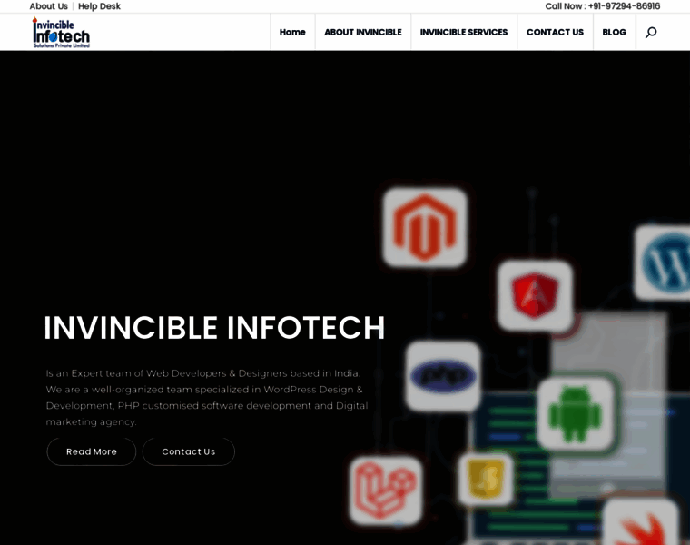 Invincibleinfotech.com thumbnail
