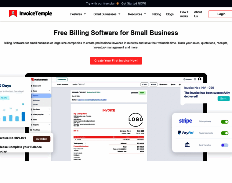 Invoicetemple.com thumbnail Invoicetemple.com thumbnail