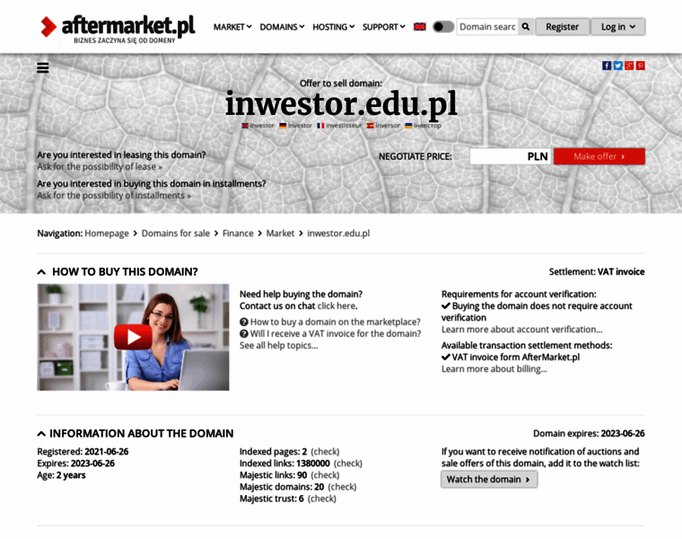 Inwestor.edu.pl thumbnail