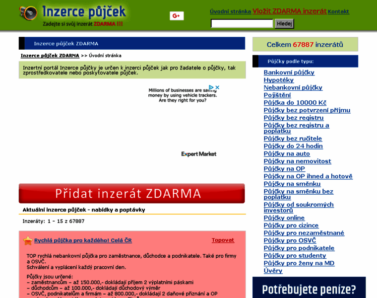 Inzerce-pujcky.cz thumbnail