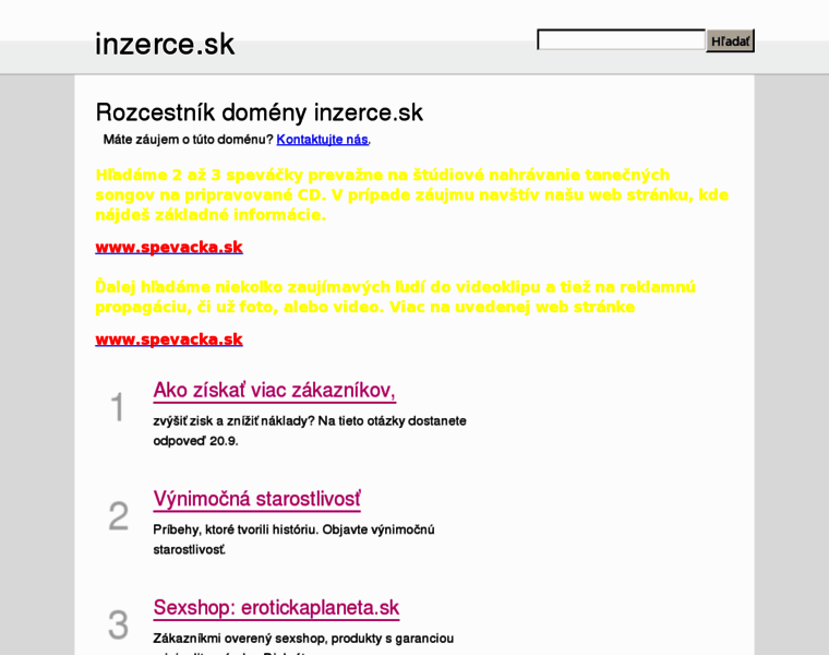 Inzerce.sk thumbnail