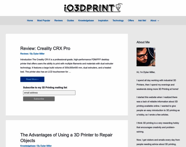 Io3dprint.com thumbnail