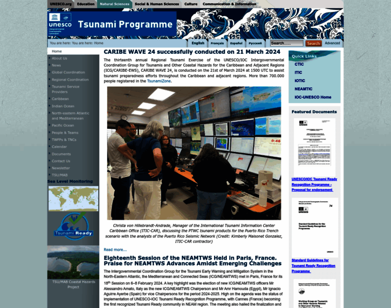 Ioc-tsunami.org thumbnail