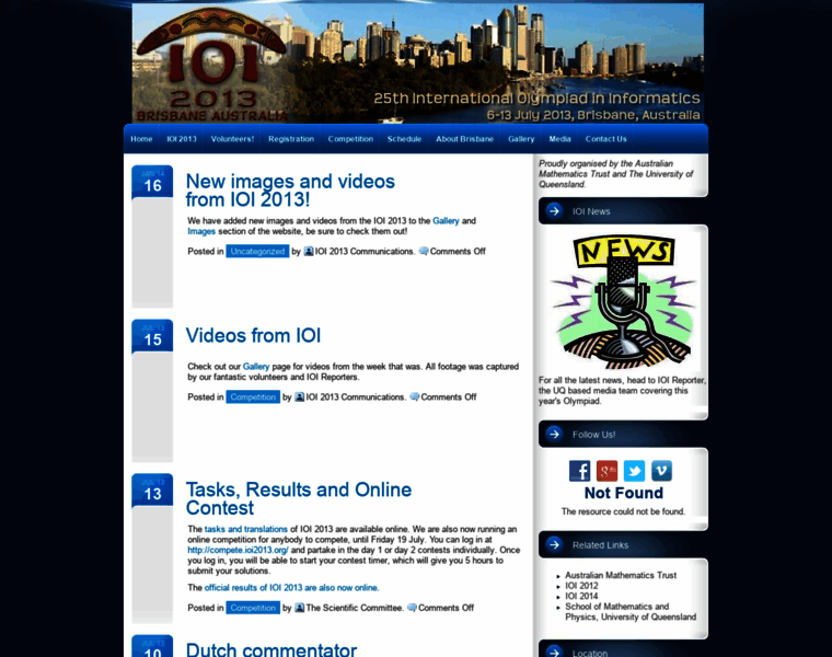 Ioi2013.org thumbnail