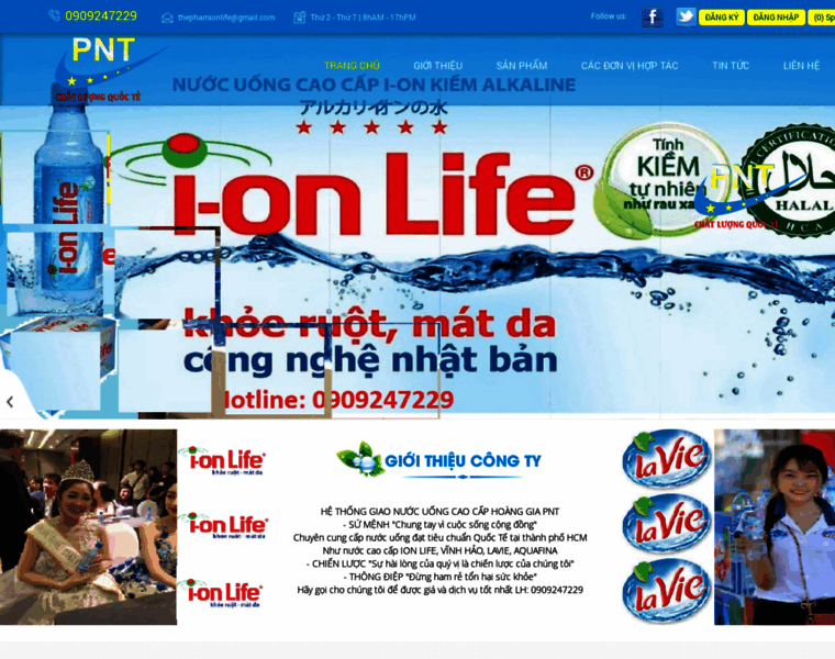Ionlifewater.com.vn thumbnail