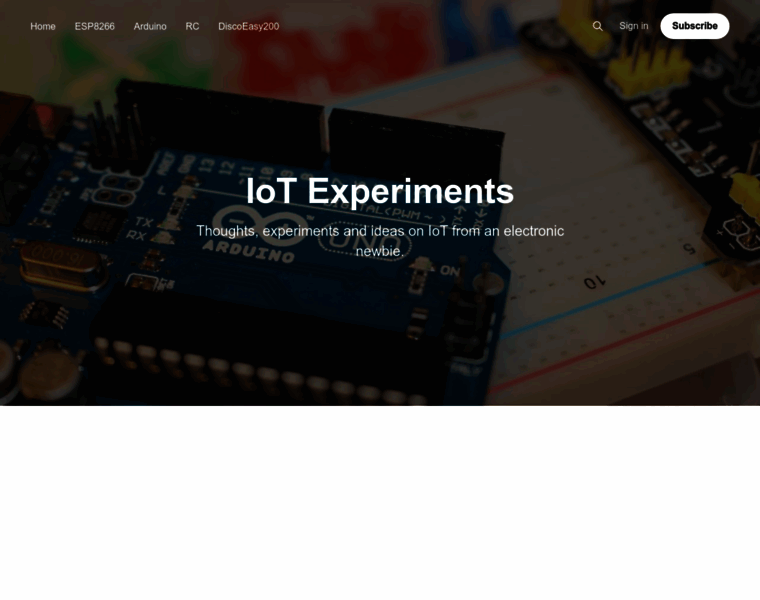 Iot-experiments.com thumbnail
