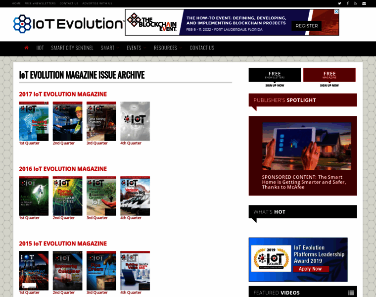 Iotevolutionmagazine.com thumbnail