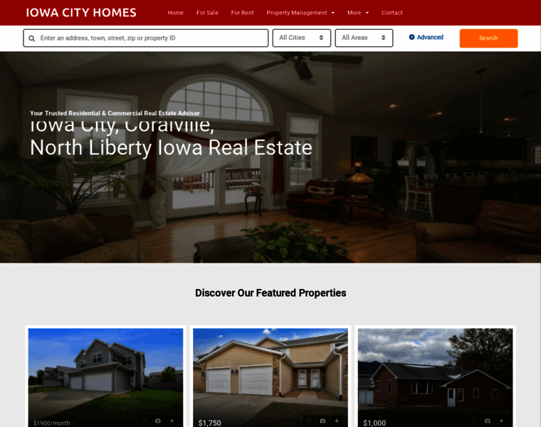 Iowa-city-homes.com thumbnail