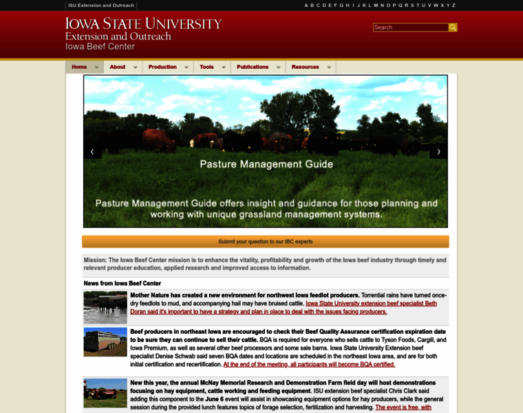 Iowabeefcenter.org thumbnail