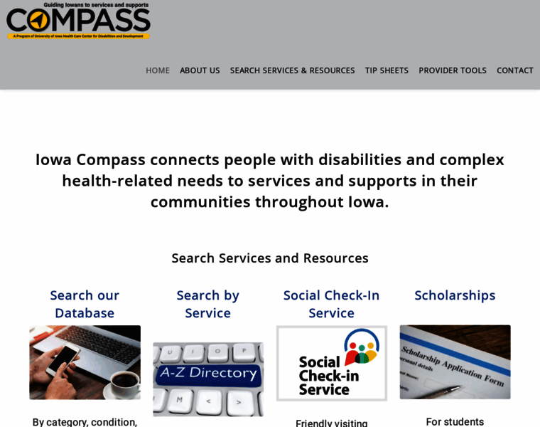 Iowacompass.org thumbnail