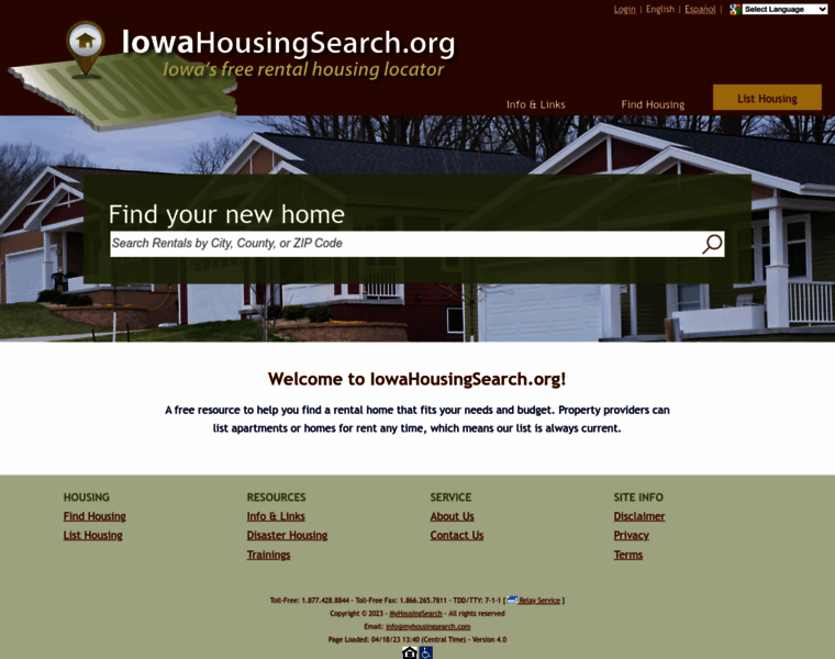 Iowahousingsearch.org thumbnail