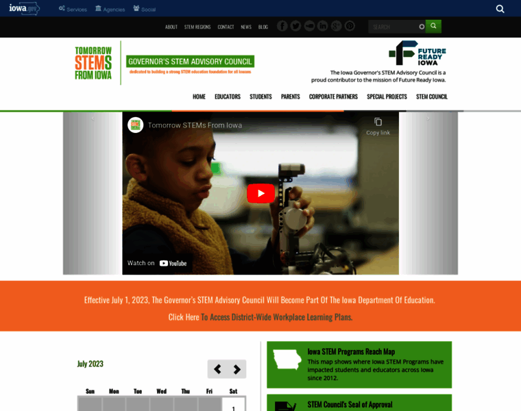 Iowamathscience.org thumbnail