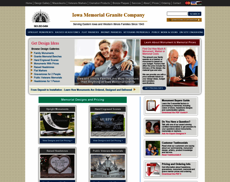 Iowamemorialgranite.com thumbnail