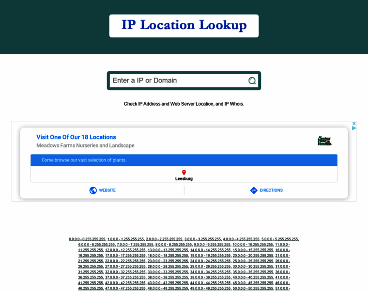 Ip-address-location.com thumbnail