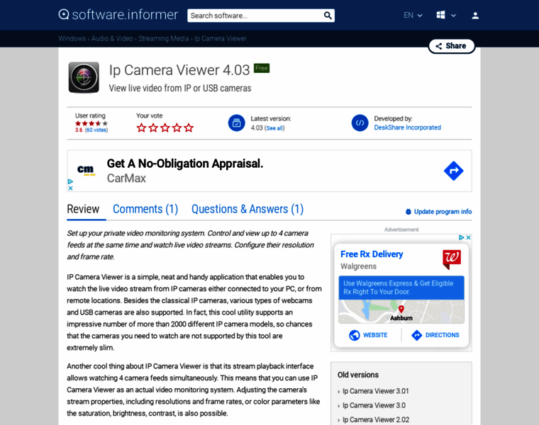 Ip-camera-viewer.software.informer.com thumbnail