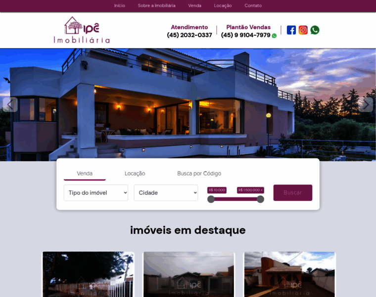Ipeimobiliaria.com.br thumbnail