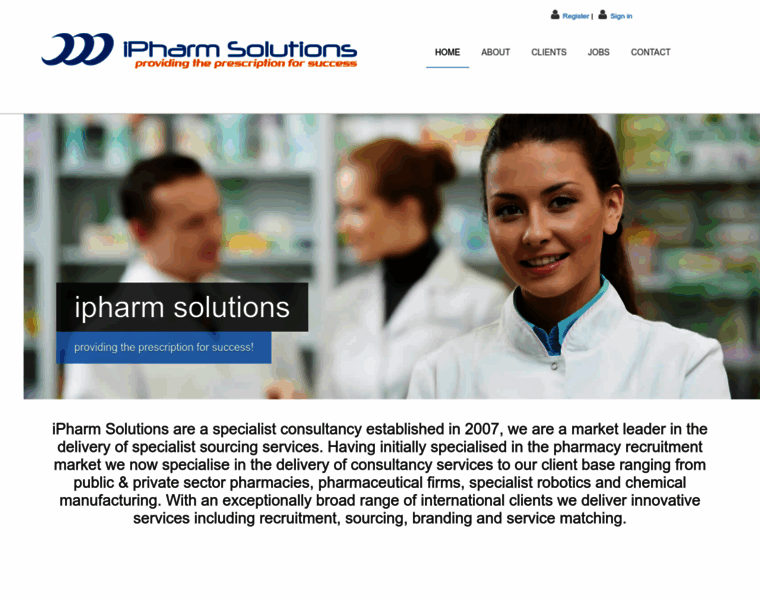 Ipharm-solutions.com thumbnail