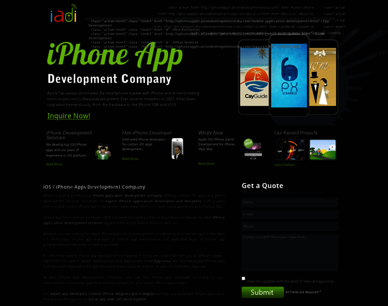 Iphoneapplicationdevelopmentindia.com thumbnail