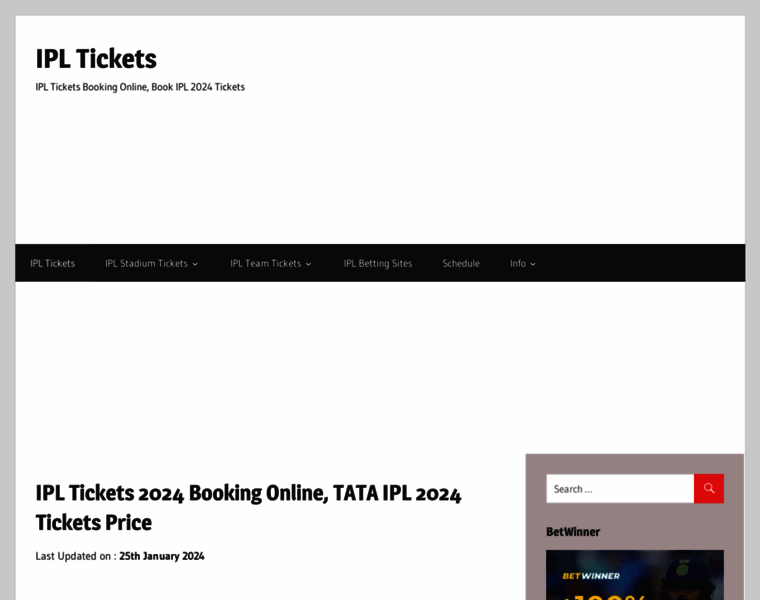 Ipltickets.in thumbnail
