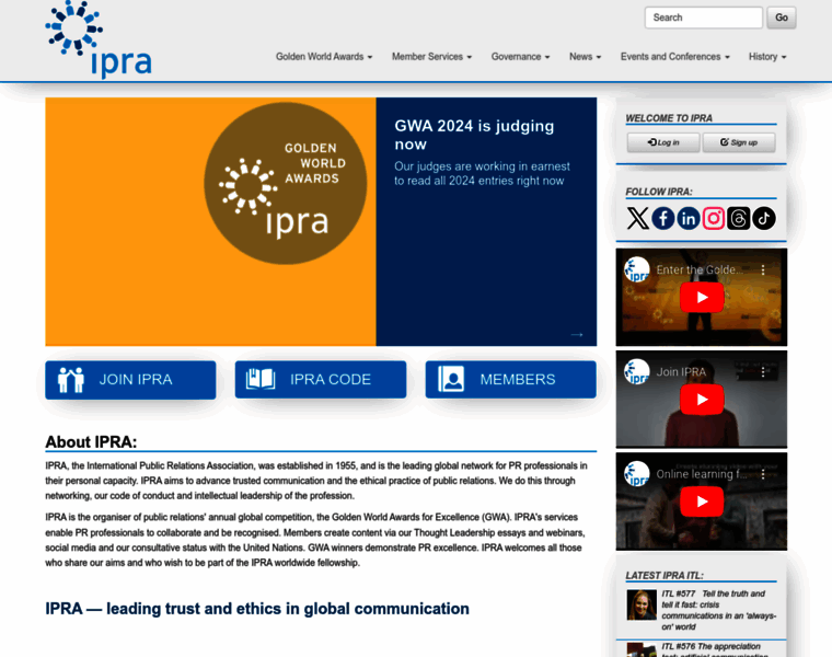 Ipra.org thumbnail