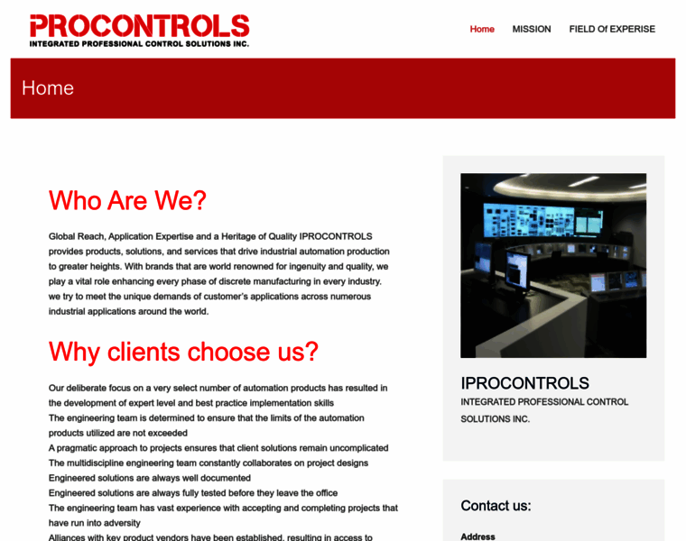 Iprocontrols.ca thumbnail Iprocontrols.ca thumbnail