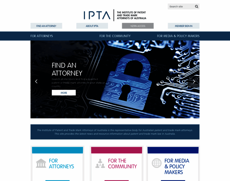 Ipta.org.au thumbnail
