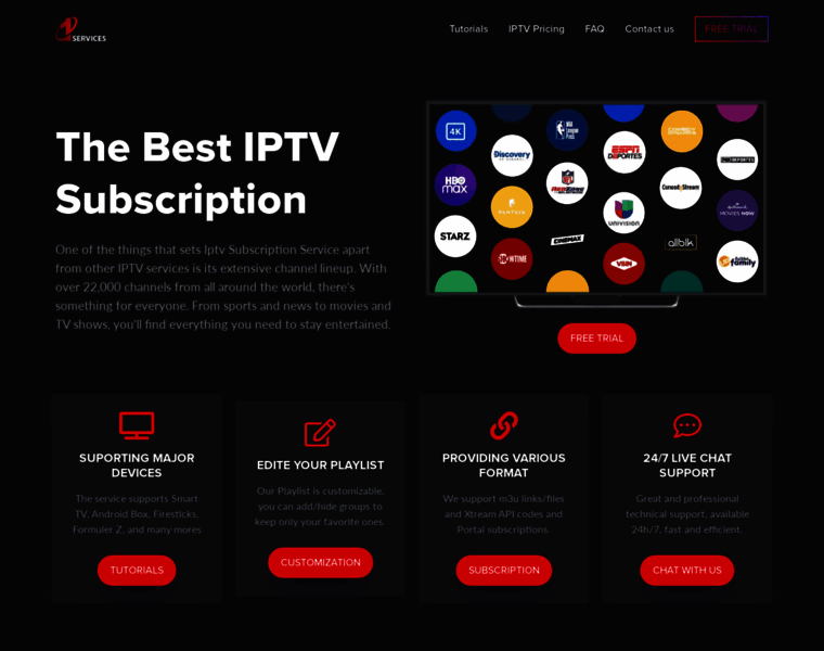 Iptvsubscription.services thumbnail
