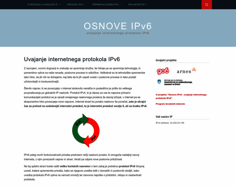 Ipv6.si thumbnail