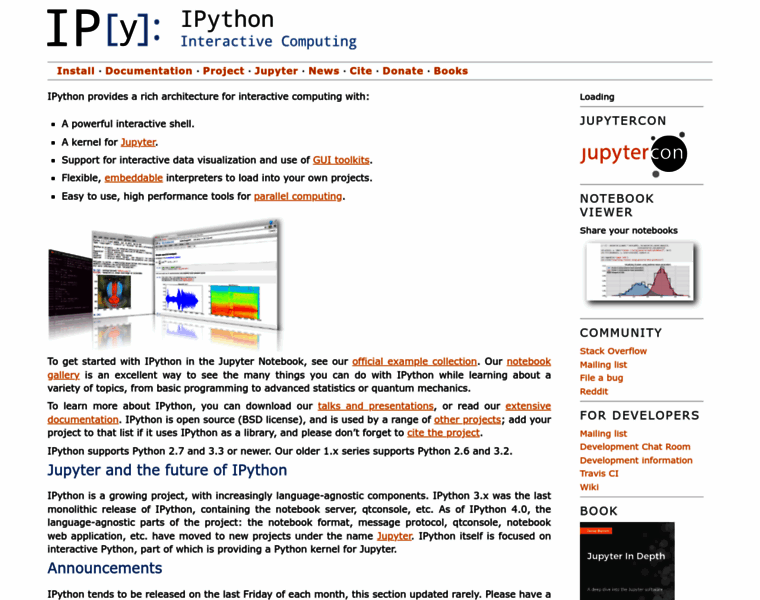Ipython.org thumbnail