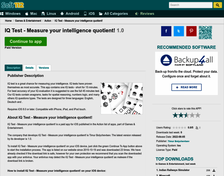Iq-test-measure-your-intelligence-quotient-ios.soft112.com thumbnail