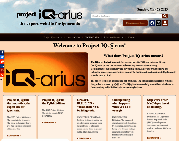 Iqarius.com thumbnail