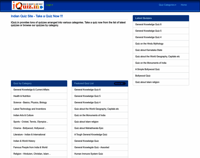 Iquiz.in thumbnail