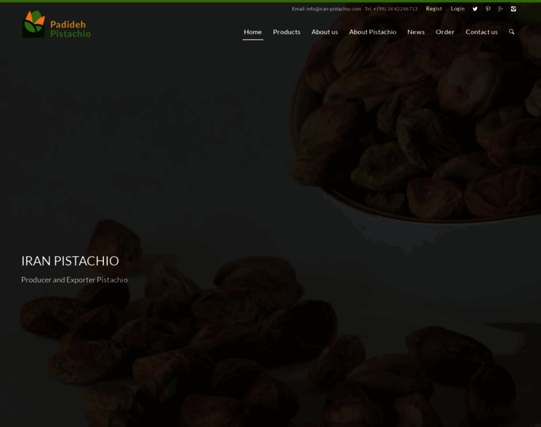 Iran-pistachio.com thumbnail