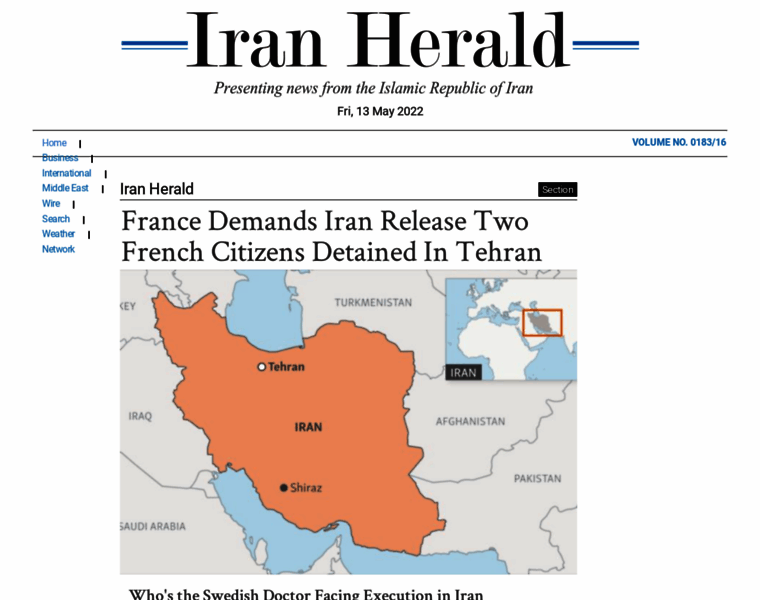 Iranherald.com thumbnail