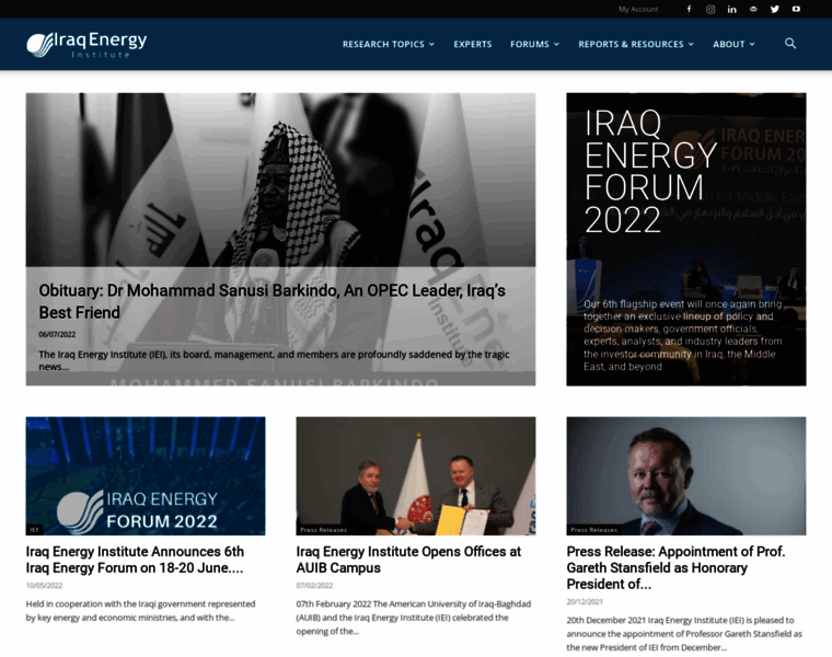 Iraqenergy.org thumbnail