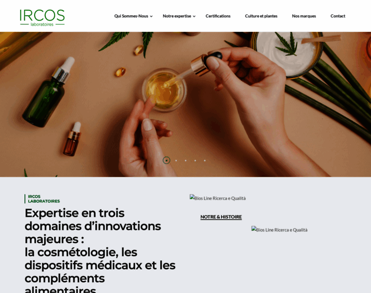 Ircoslaboratoires.com thumbnail