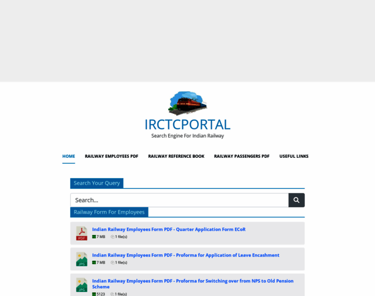 Irctcportal.in thumbnail
