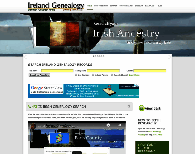 Ireland-genealogy.com thumbnail