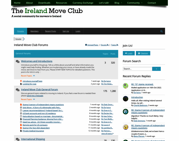 Irelandmoveclub.com thumbnail