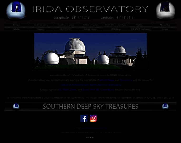 Irida-observatory.org thumbnail