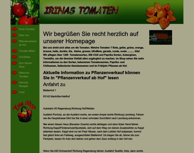Irinas-tomaten.de thumbnail